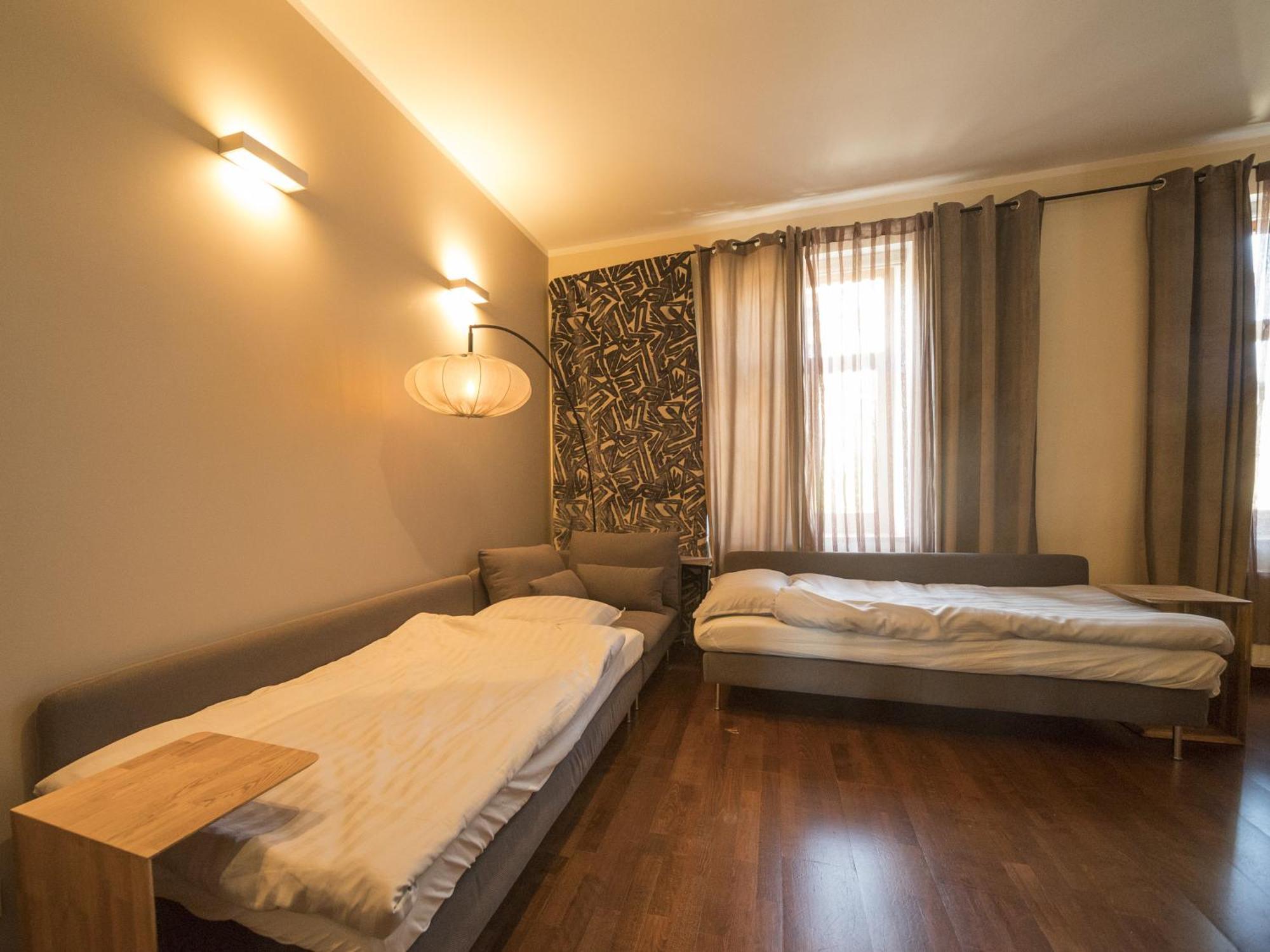 Midcentury Modern, Quiet, 40M Studio With Bath Riga Luaran gambar